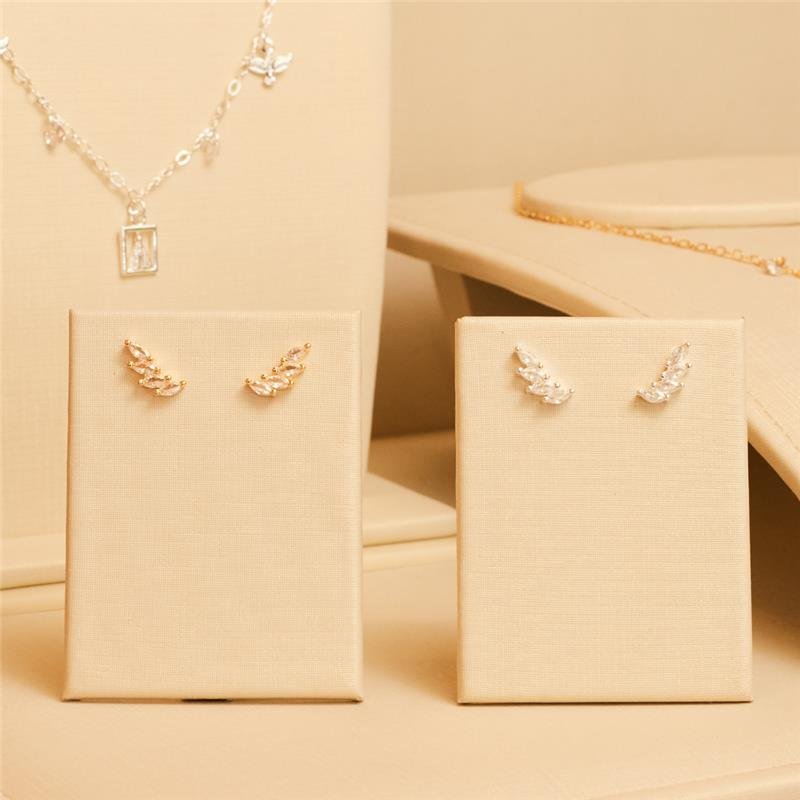 BRINCO ELIZ MINI EAR CUFF ZIRCÔNIAS CRISTAIS BANHADO A PRATA