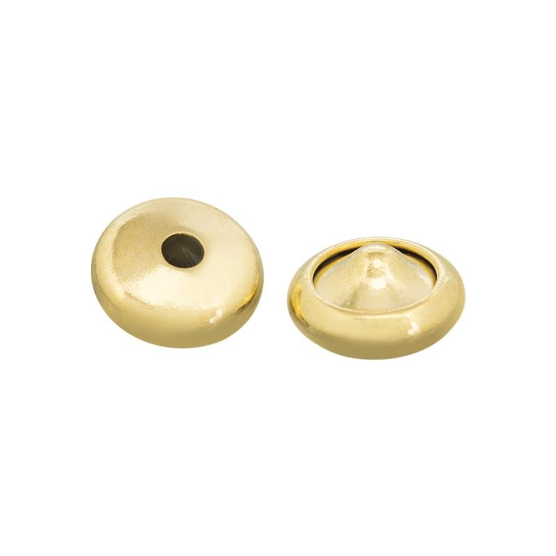 BRINCO INFANTIL CEREJA ZIRCÔNIA BANHADO A OURO 18K