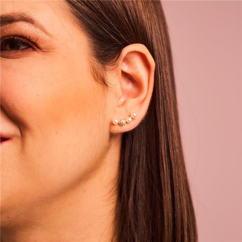 BRINCO FÁTIMA EAR CUFF DE PÉROLA BANHADO A OURO 18K 