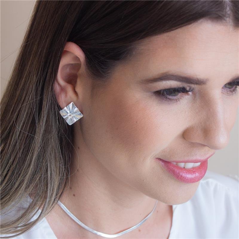 CHOKER AURORA FITA ITALIANA BANHADO A PRATA