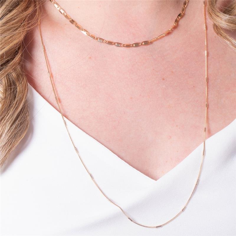 COLAR CHOKER ELIANE MINI PLACAS BANHADO A OURO 18K