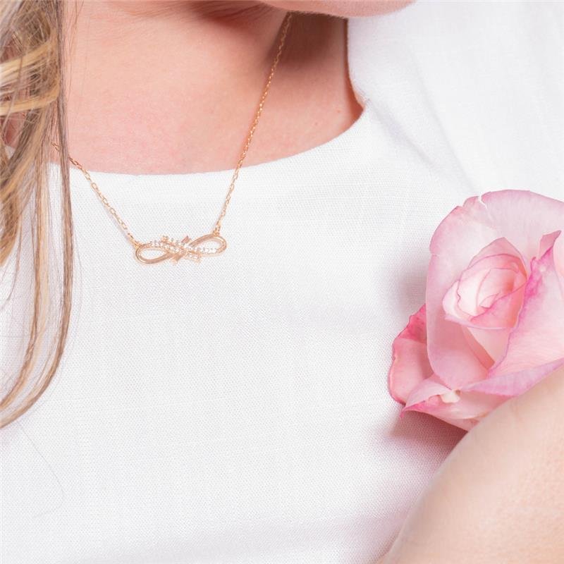 COLAR OUTUBRO ROSA MARÍLIA BANHADO A OURO 18K