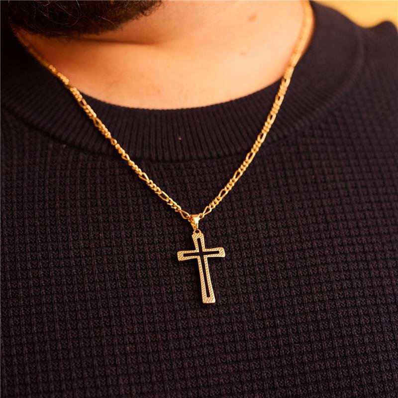 CORRENTE UNISSEX ARIEL 3X1 BANHADA A OURO 18K