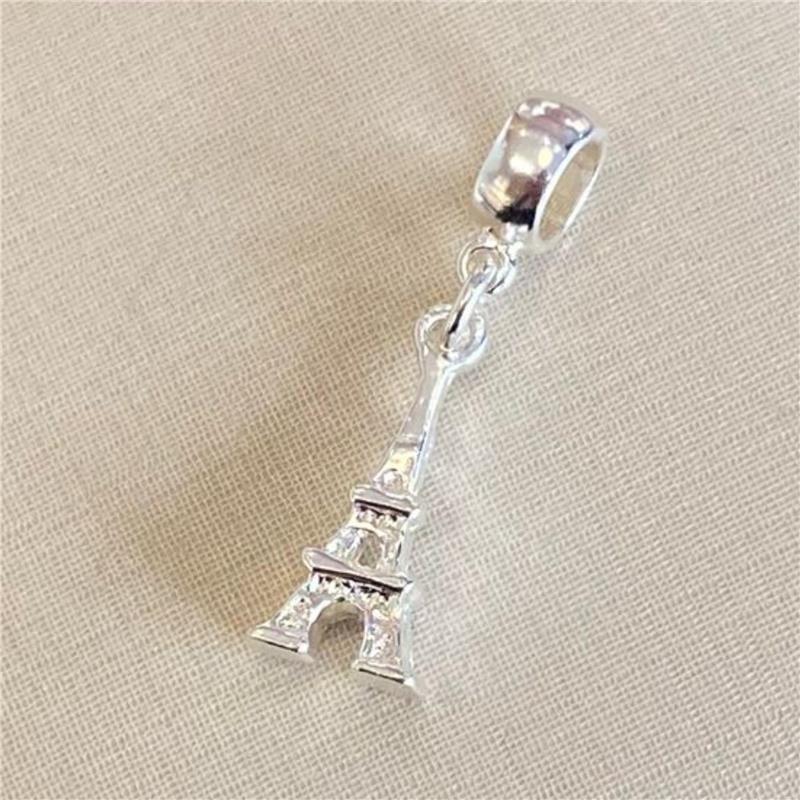 BERLOQUE DE PENDURAR TORRE EIFFEL BANHADO A PRATA