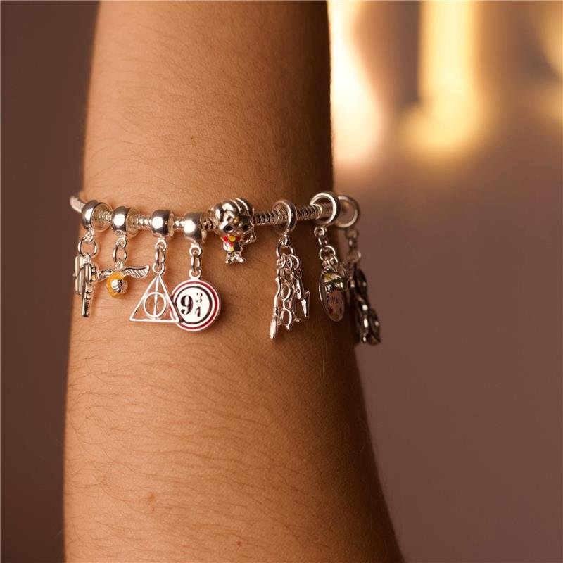 BERLOQUE DE PENDURAR HARRY POTTER BANHADO A PRATA