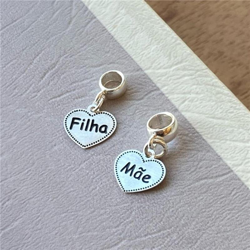 BERLOQUE PENDENTE FILHA BANHADO A PRATA